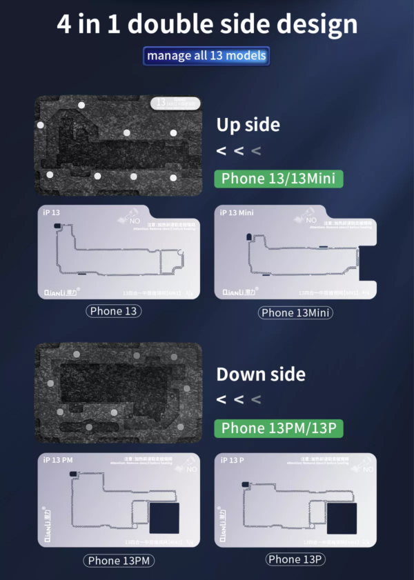 QIANLI 4IN1 MIDDLE FRAME REBALLING PLATFORM