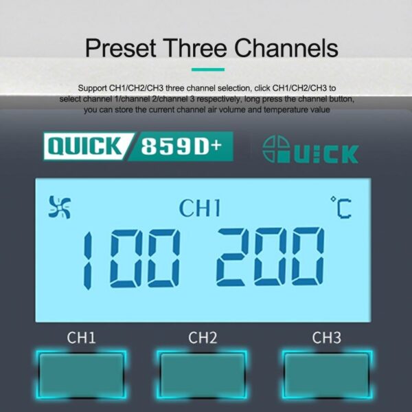 QUICK 859D PLUS SMD REWORK STATION