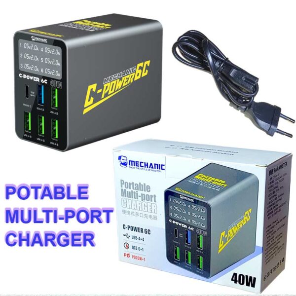 MECHANIC C POWER 6C MULTIPORT CHARGER