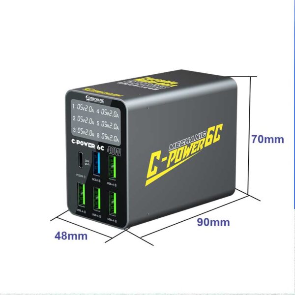 MECHANIC C POWER 6C MULTIPORT CHARGER