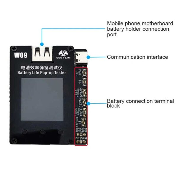 OSS W09 PRO BATTERY TESTER