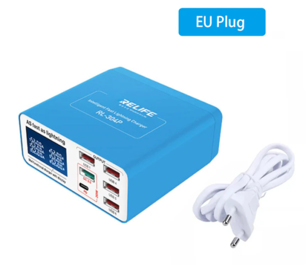 RELIFE RL 304P 6 PORT USB CHARGER