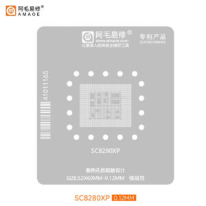 Amaoe Sc8280xp 52*60mm 0.12mm Stencil - Gsmsmartprice