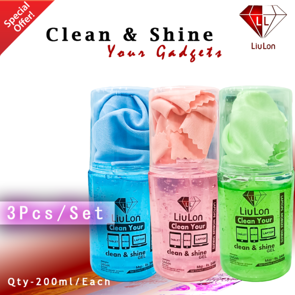 LiuLon GL-200 Cleaning & Shane Gel 3pcs Combo Offer