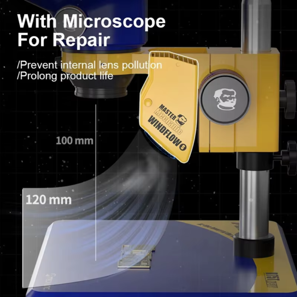 Mechanic Windflow-S Powerful Microscope Fume Smoking Fan