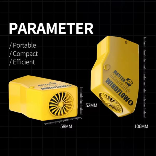 Mechanic Windflow-S Powerful Microscope Fume Smoking Fan