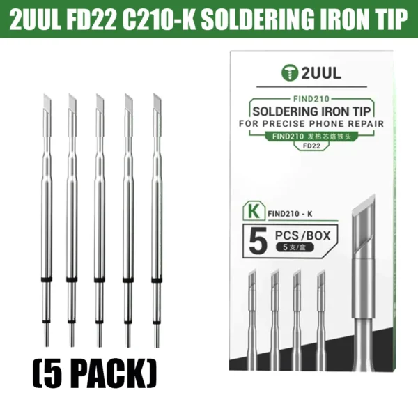 2uul FD22 C210-K Soldering Iron Tip