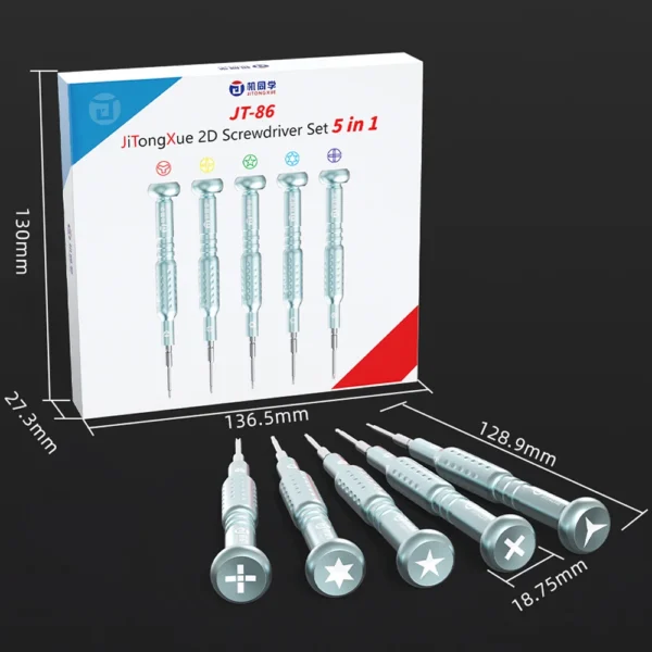 JTX JT-86 5IN1 2D Screwdriver Set - Gsmsmartprice