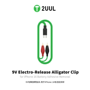 2UUL PW03 9V Electro-Release Alligator Clip