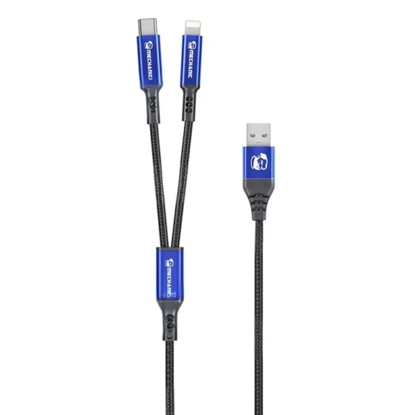 Mechanic IP TWO 2in1 Apple Full Series Brush Cable USB to Lightning & Type-C Data Recovery Cable for iPhone / iPad Flashing & Data Transmission, Mechanic IP TWO 2in1 Apple Full Series Brush Cable USB to Lightning & Type-C Data Recovery Cable for iPhone / iPad Flashing & Data Transmission